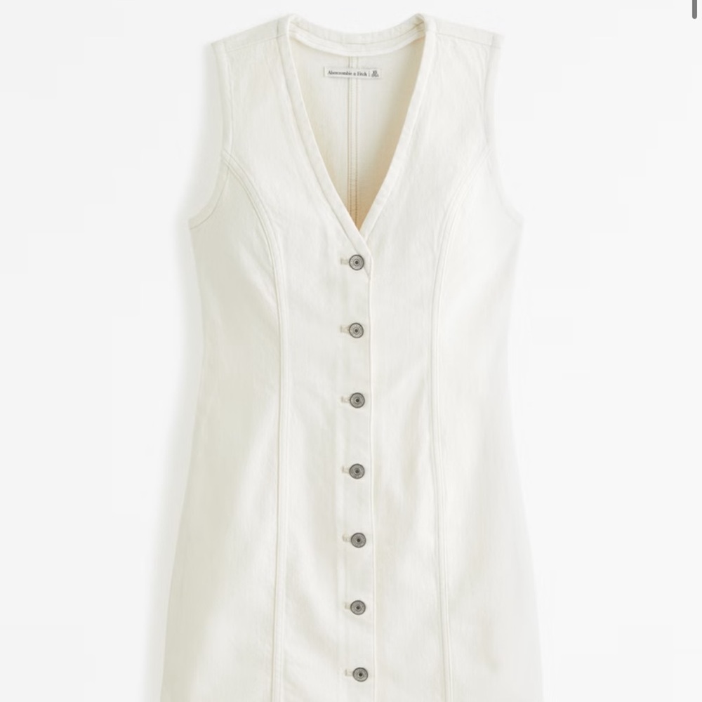 Abercrombie & Fitch White Mini Dress
